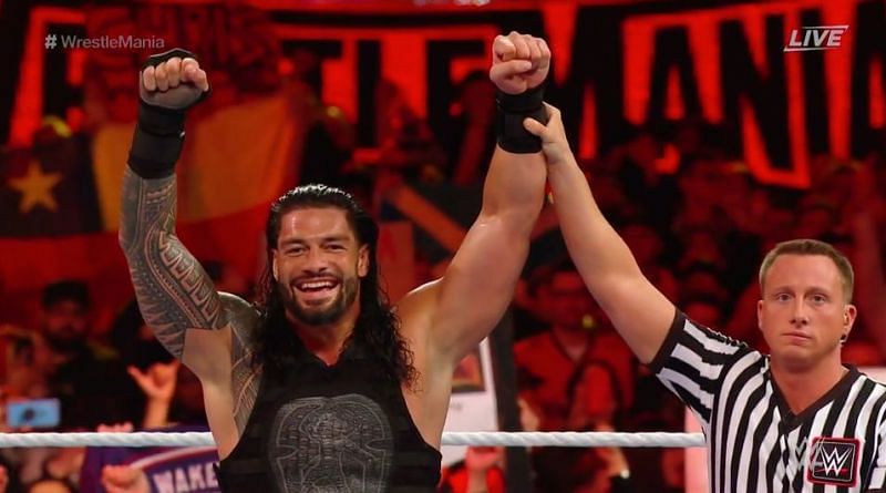Reigns already beat McIntyre once at Wrestlemania 35